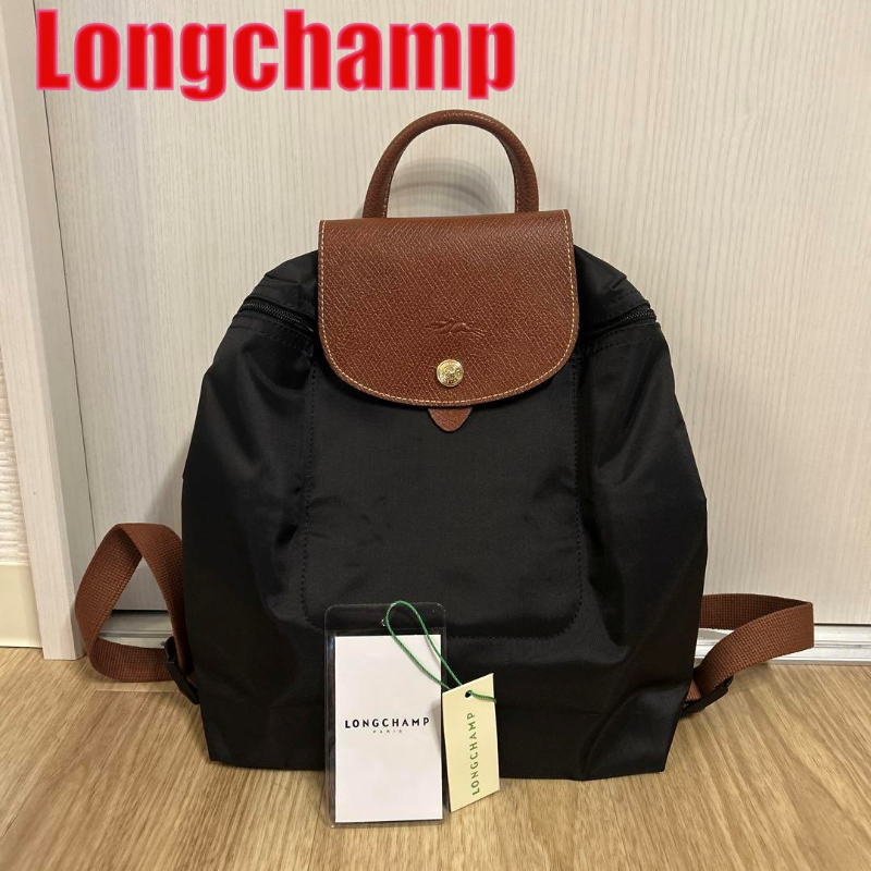Longchamp Le Pliage Backpack in Black Nylon New From Japan | eBay