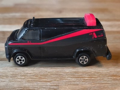 A-TEAM TV SERIE GMC VAN SCHWARZ ROT ERTL 1617G CHINA 80erJAHRE