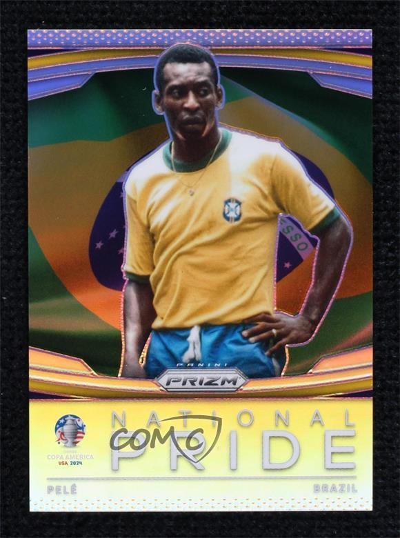 2024 Panini Prizm CONMEBOL Copa America National Pride Pele #8 10p0