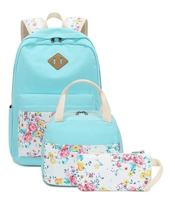 Set - School Bag, Lunch Box&pencil Case