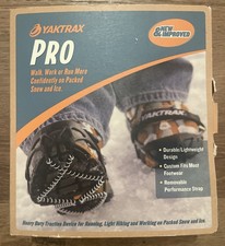 Yaktrax Pro Traction Cleats for Snow Ice Size L Size 11.5-13.5