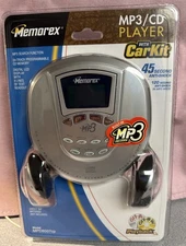 Memorex MDP8507CP Personal MP3/CD Disc Portable Player Car Kit Cassette Adaptor