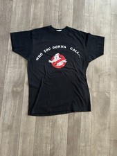 Vintage 1980s Who You Gonna Call Ghostbusters Movie Tee Brent Barker Men s Large