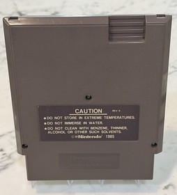 Back to the Future Nintendo NES Game Tested Working PAINT DROPS ON FRONT OF GAME