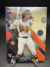2025 Topps Finest Jacob Wilson Rookie #61 Oakland Athletics