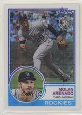 2018 Topps Silver Pack 1983 Design Chrome Update Series Nolan Arenado #102 0ne3