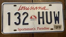 Louisiana AMERICA 250 License Plate