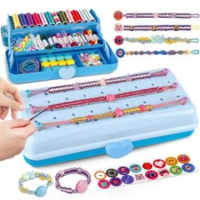 Friendship Bracelet Making Kit for Girls, 3-Layer Storage Box Arts and Crafts...