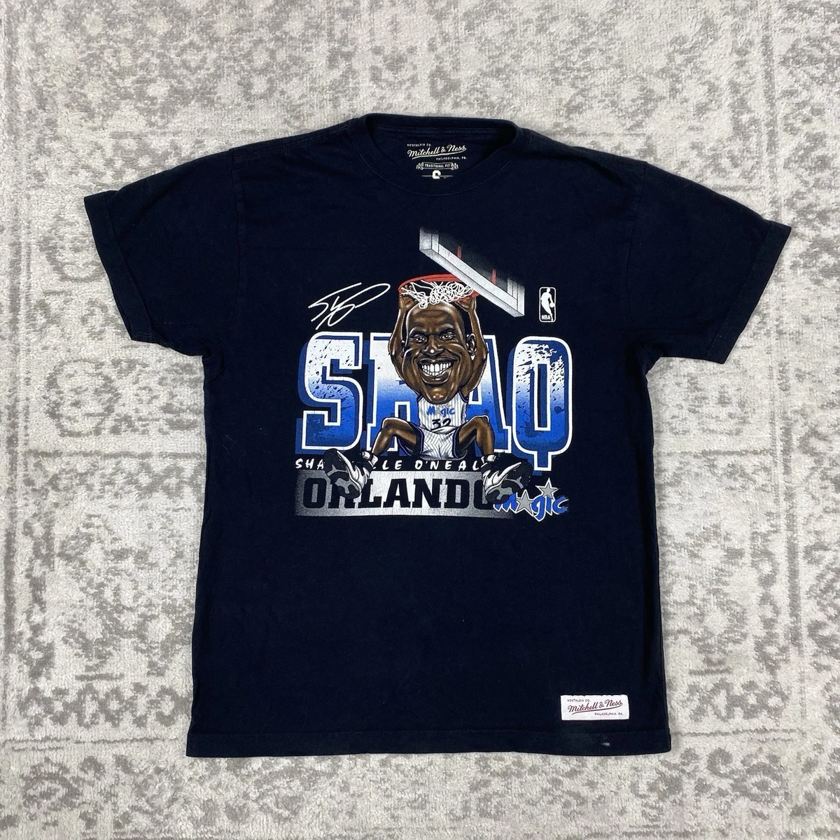 T-shirt Vintage Shaquille O'Neal Orlando Magic Mitchell & Ness - Taille M - Noir - Occasion Excellent état