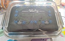 De colección - Sartén eléctrica Presto Wee Fry con tapa y cable - Buena condición - Estado limpio