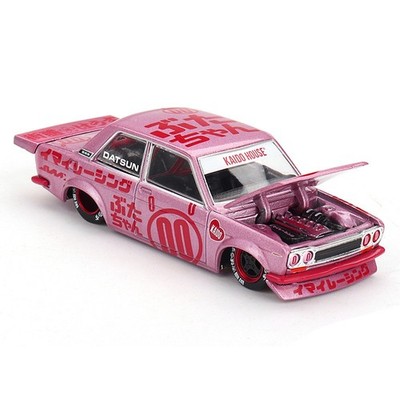 Kaido House x Mini GT 1:64 Datsun 510 Pro Street Buta V1 Pink