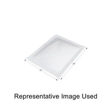 Icon 01853 RV Trailer Rectangular Outer Skylight 22" x 28" - White NEW