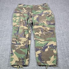 Rothco Camo BDU Pants Mens XL 41x29 Green Ripstop Cargo Military Army Utility