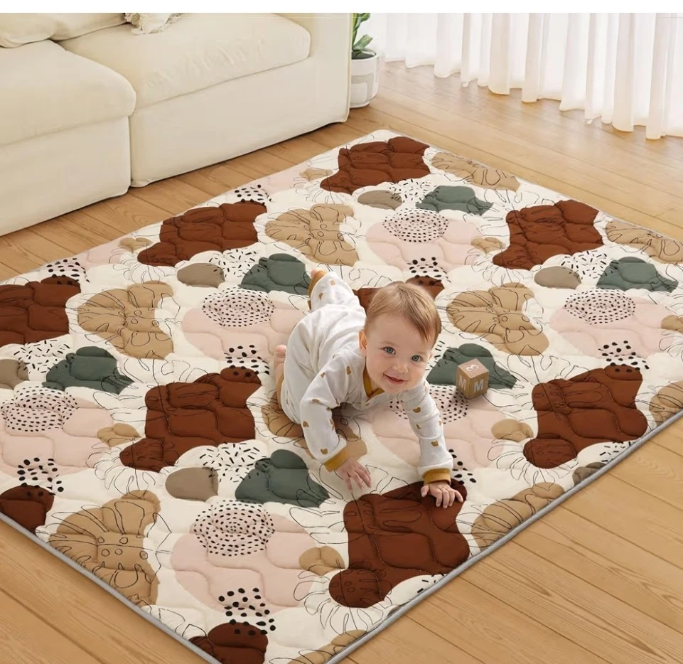 65x50 Playpen Mat for Baby Crawling: Large Baby Play Mat for Infants, , Soft ...
Opens in a new wind