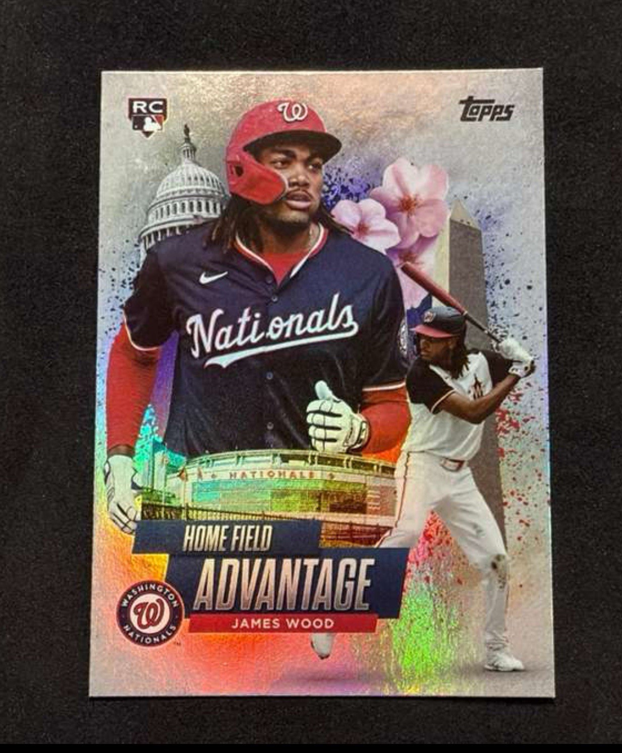 2025 Topps Series 1 Home Field Advantage James Wood #HA-9 (RC)