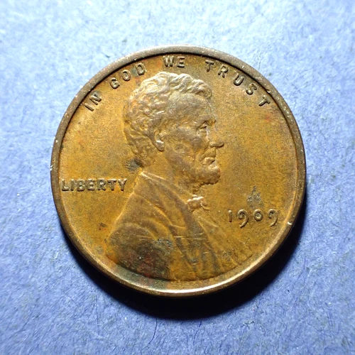 1909-VDB Lincoln cent  AU