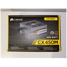 Corsair CX450M 450W Semi-Modular ATX Power Supply 80 Plus Bronze Certified