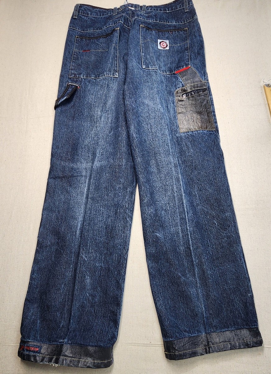 パンツ ecko unltd complex denim foundry Mens Ecko Complex Denim Foundry Carpenter Baggy Y2k Skater