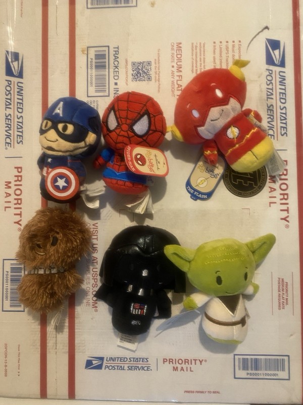 Itty Bittys Hallmark Lot Of 6 Star Wars Marvel