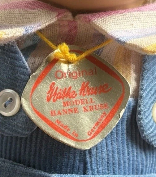 Vintage 1982 Kathy Kruse Model Hanne  Kruse 13 Inch Doll - Image 4 of 4