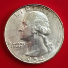 1954-S Washington Quarter * Gem BU++ (album toned) * 958