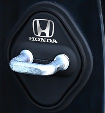 4pcs Car Door Lock Latches Cover For Honda Car Door Guard Lock Accessories Black 4pcs Car Door Lock Latches Cover For Honda Car Door Guard Lock Accessories Black