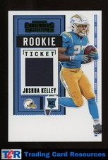 2020 Panini Contenders #RSV-JKE Joshua Kelley Rookie Ticket Swatches Variation