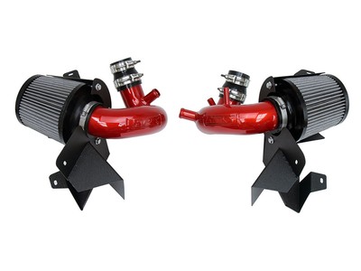 HPS Shortram Air Intake Kit for Kia 18-23 Stinger 3.3L V6 Twin Turbo RED 21 22