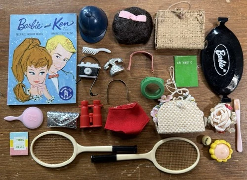 VTG 1960s Mattel Barbie Ken Skipper Tammy Japan Accessories Outfit Parts Lot A