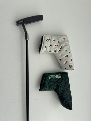 Ping PLD Milled Anser 2 Black 33.5'' Crank-Hosel Putter Golf Club w/2 head covers