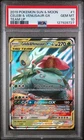 2019 Pokemon Sun Moon Team Up Celebi Venusaur GX #1/181 PSA 10