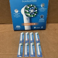 Oral-B Cross Action X - Replacement Brush Heads-  8 Count