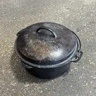 Vintage Wagner Ware Sidney#1269 Drip Drop Roaster No. 9 Round Cast Iron
