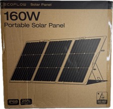 EcoFlow 160W Portable Solar Panel Foldable New in Box/Unused .