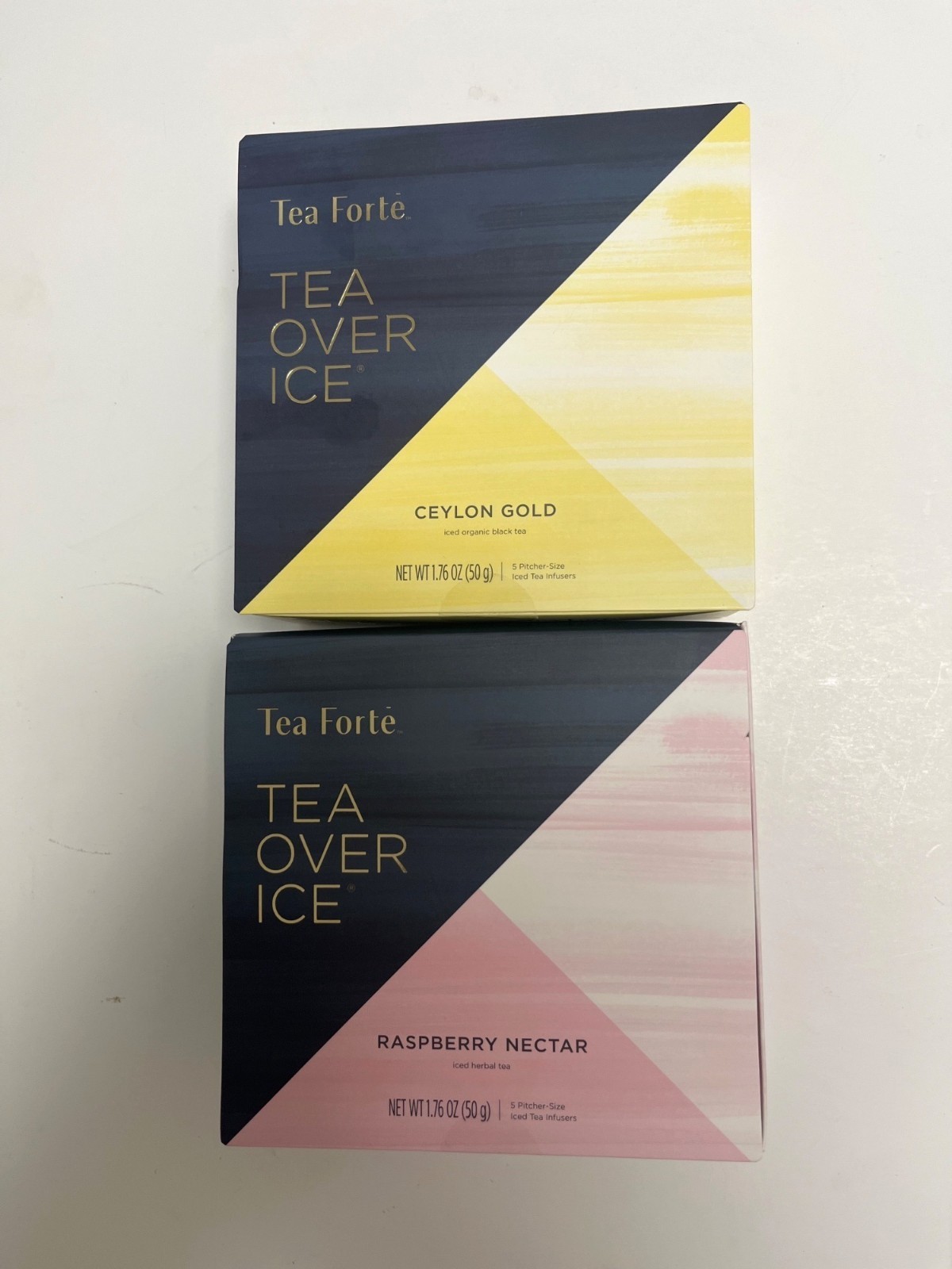 Forte Over Ice Raspberry Nectar & Ceylon Gold 5 Each = 10  Large Size