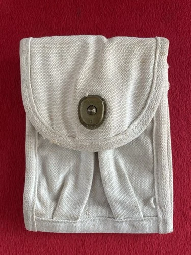 WW2 US Army Colt 1911 .45 Ammo Magazine Pouch Colt White MP Military Police WWII