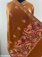 Embroidered Stole, Brand KTC, Material: 100% Acrylic, Dimensions:28"X80"