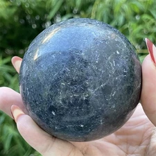 1.1LB 2.7" Natural Cordierite Sphere Ball Crystal Quartz Reiki Healing Energy