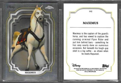 Topps Chrome Disney 2024 #142 Maximus Tangled Card