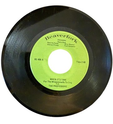 The Professors BS405 Salty Dog Blues / When It's Time Beaverfork 45rpm
