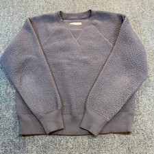 Everlane Women's Medium ReNew Fleece Crewneck Pullover Sweatshirt Sweater