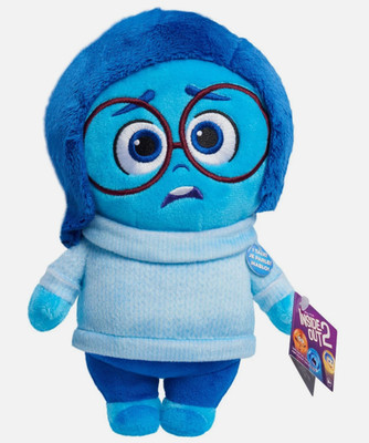 Disney Pixar Inside Out 2 Talk It Out Sadness Plush 7.5 Inch Talking Toy