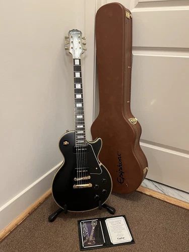 Epiphone Inspired by "1955" Les Paul Custom Outfit 2016-2019 - Aged Gloss Ebony