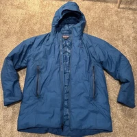 Patagonia Mens Micro Puff Storm Blue Hoody Full Zip h2n Jacket L Large