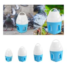 Pigeon Waterer Bird Feeder Automatic with Handle Large Capacity Water Bottle for