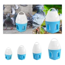 Pigeon Waterer Bird Feeder Automatic with Handle Large Capacity Water Bottle for