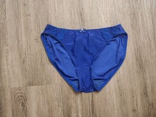 Jones New York Y2K Vintage Blue Satin Panties Size Medium