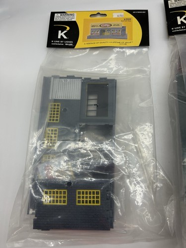 O Gauge K-LINE BY LIONEL #6-21381 & 6-22554 Snap Together Building Kits NOS 2C - Picture 2 of 7
