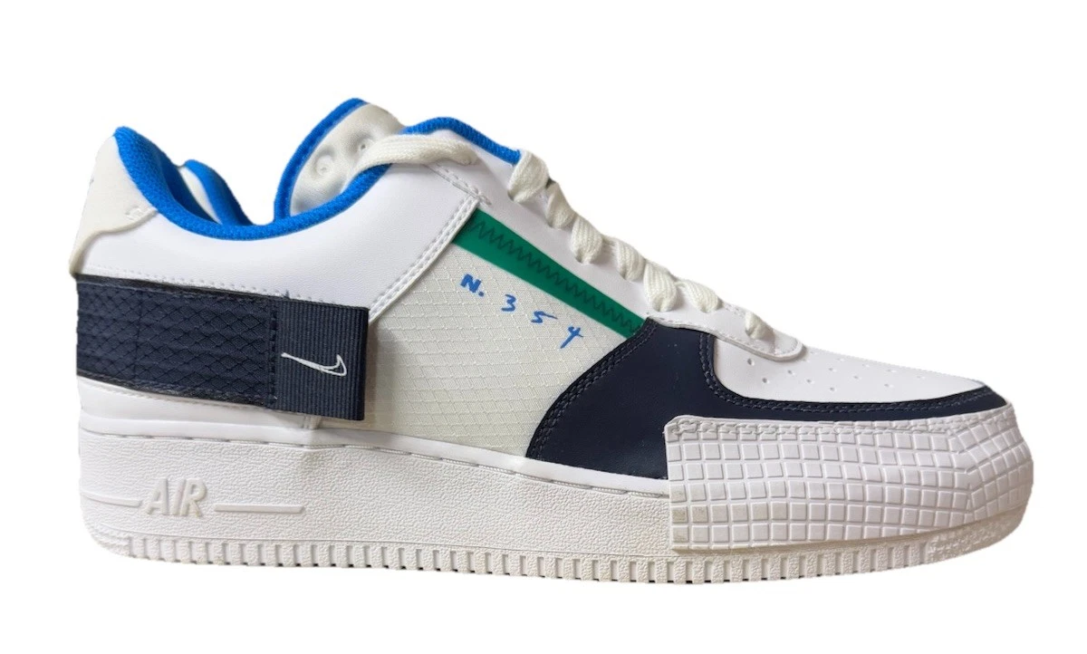 Nike Air Force 1 ホワイト/グリーン/ブルー Nike Air Force 1 Type Green Blue for Sale | Authenticity