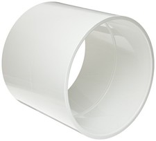 2.5 Inch White PVC Hose Pipe Fitting Coupling ASTMD1784 NSF Certified